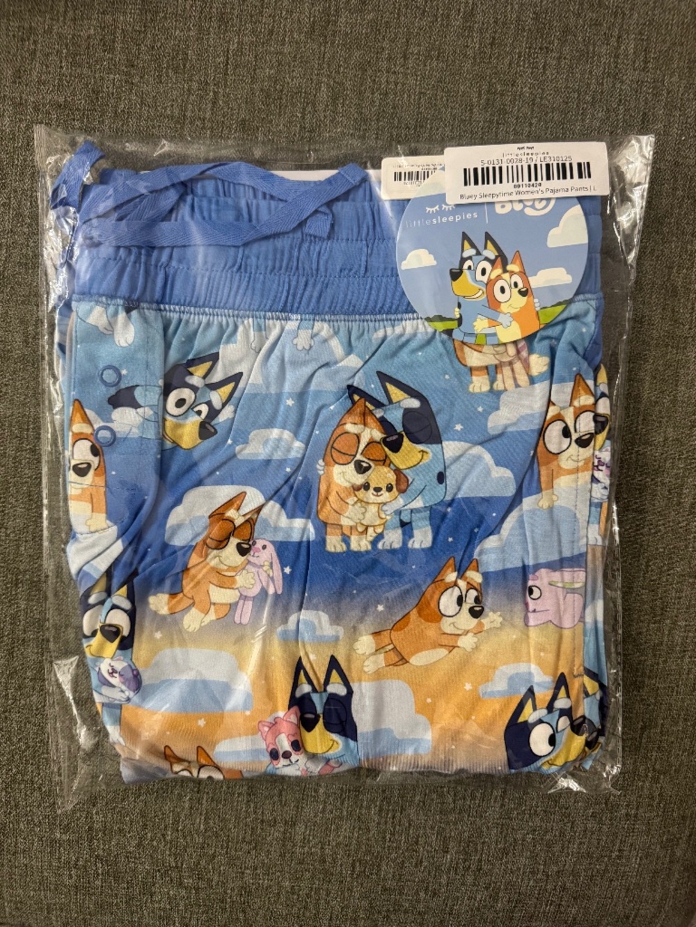 Little Sleepies NIB NWT Bluey Sleepytime Women’s Pajama Pants Large